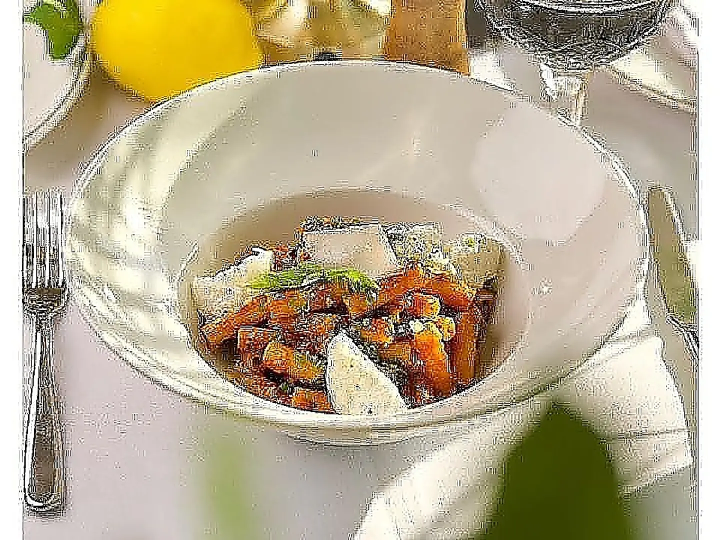 Rigatono Arrabbiata Con Burrata