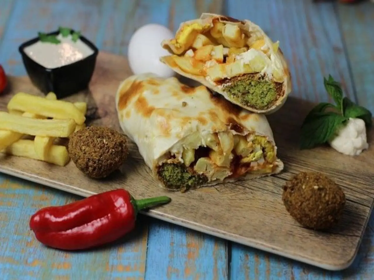 Two Cheese Falafel Pie