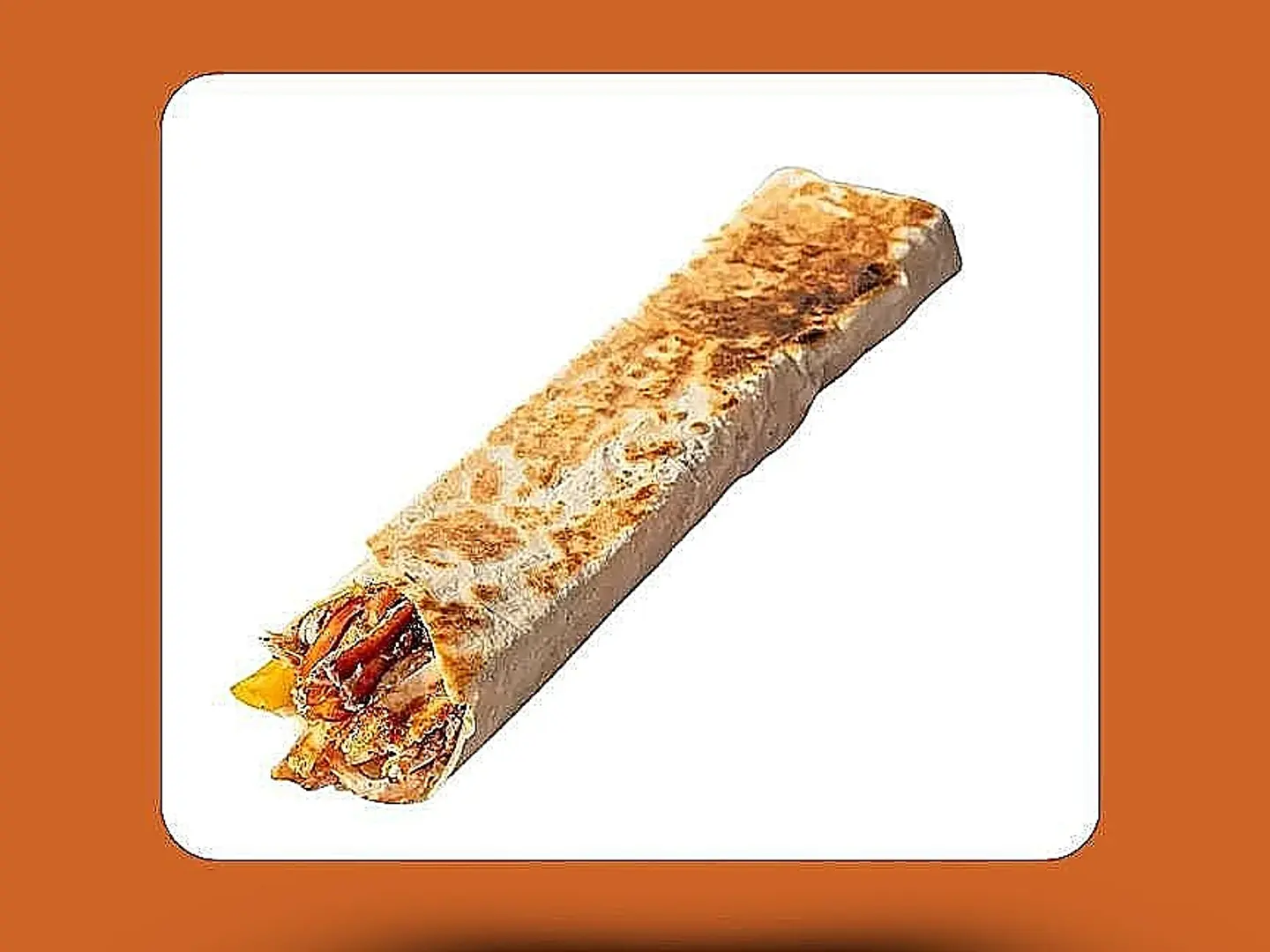 شاورما دجاج وسط