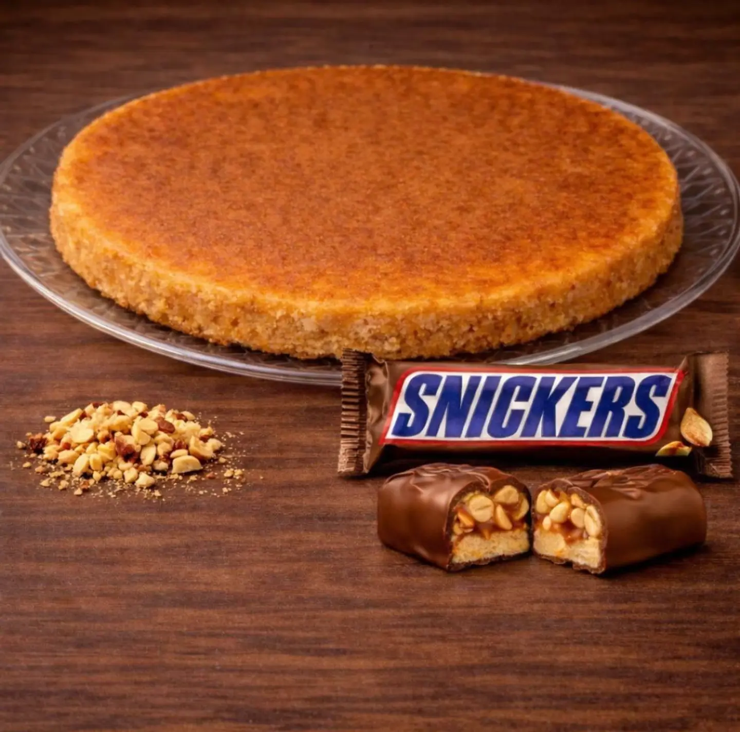 Mama's Kunafa With Cream And Snickers Chocolate - Mama's Kunafa With Cream And Snickers Chocolate