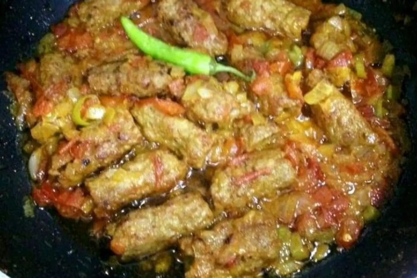 كباب لحم مقلقل