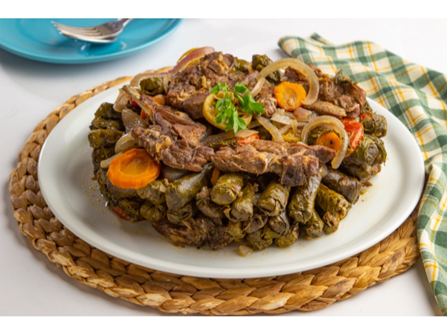 Ribs Tagine With Grape Leaves