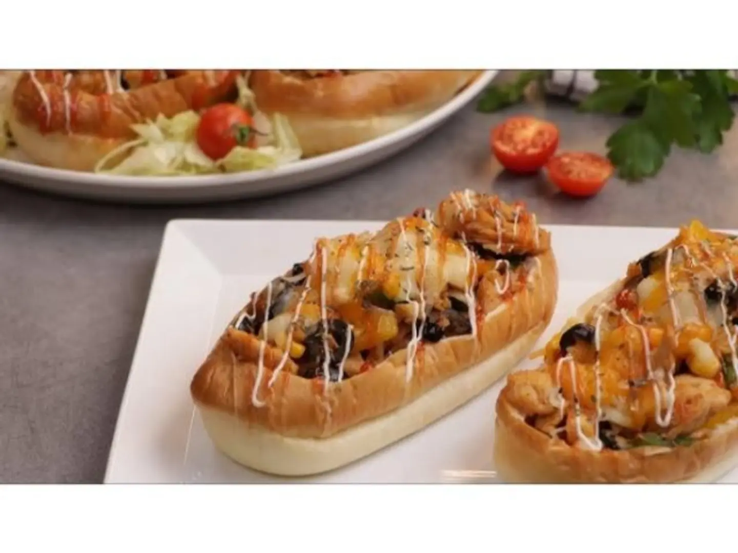 Chicken Fajita Boat