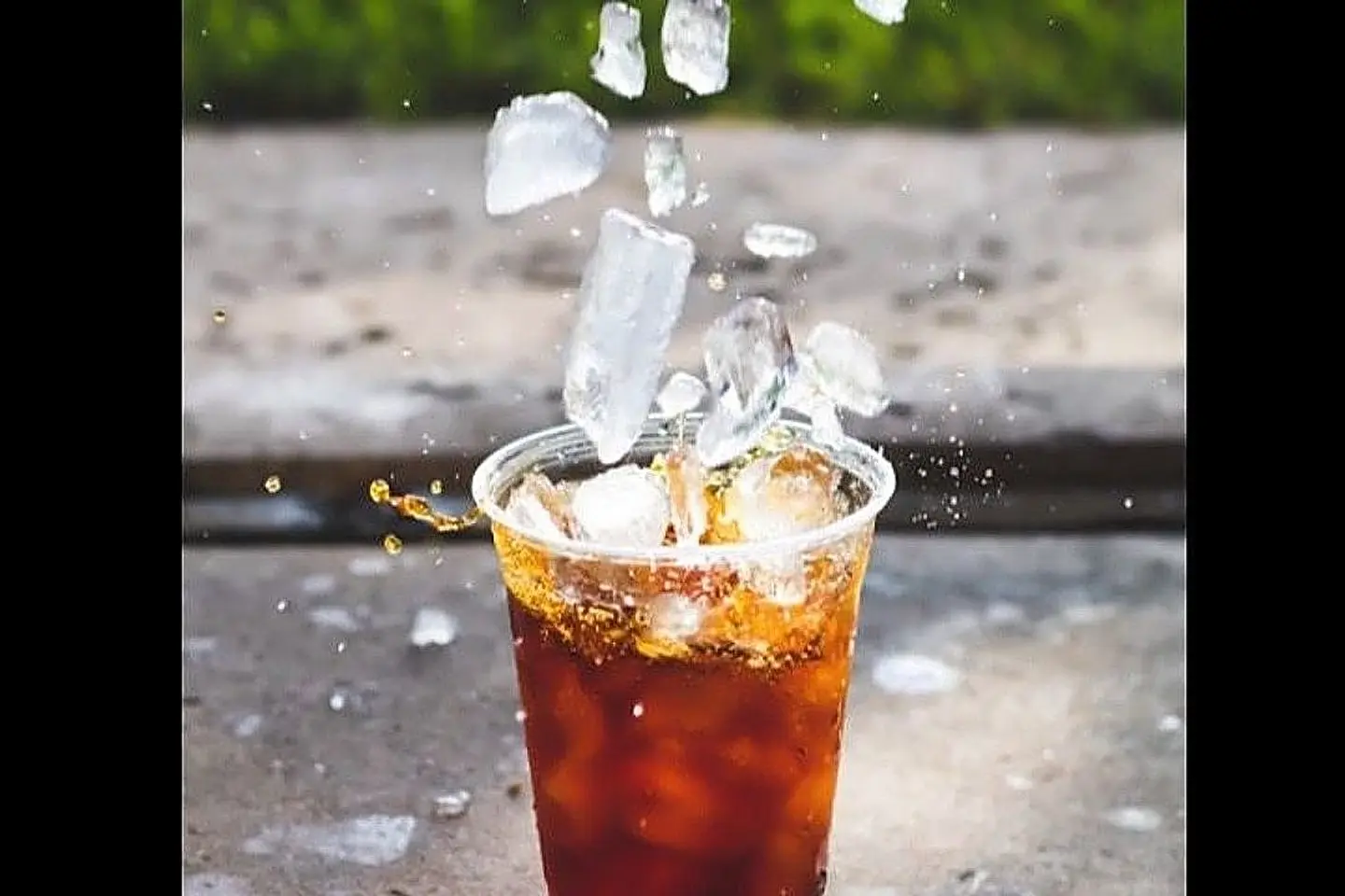 قهوة اليوم باردة