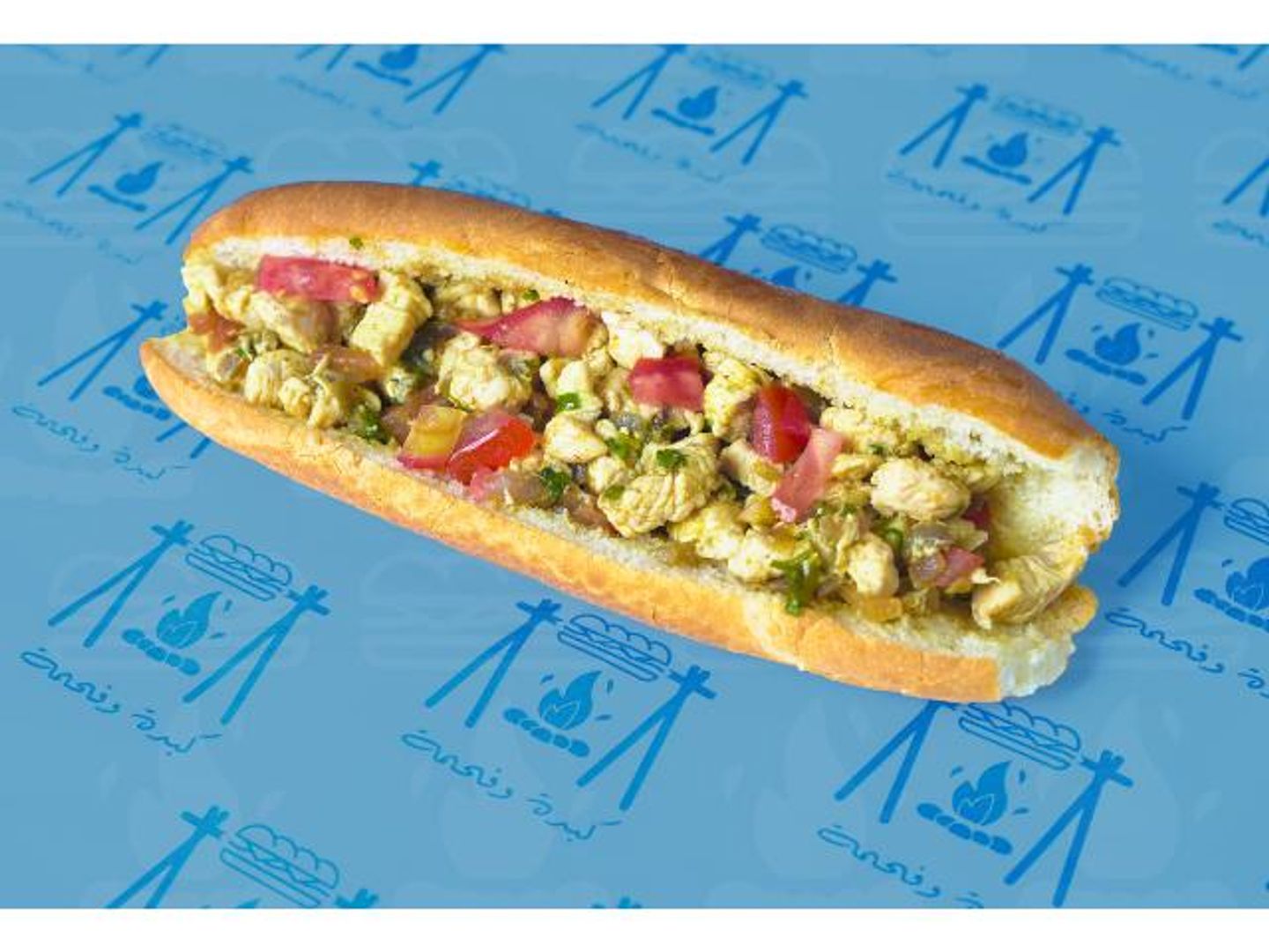 Chicken Mgalgal Samoli Bread