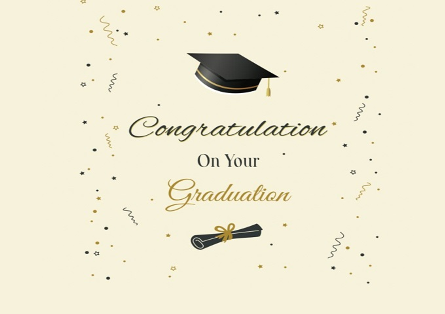 English Graduation Card