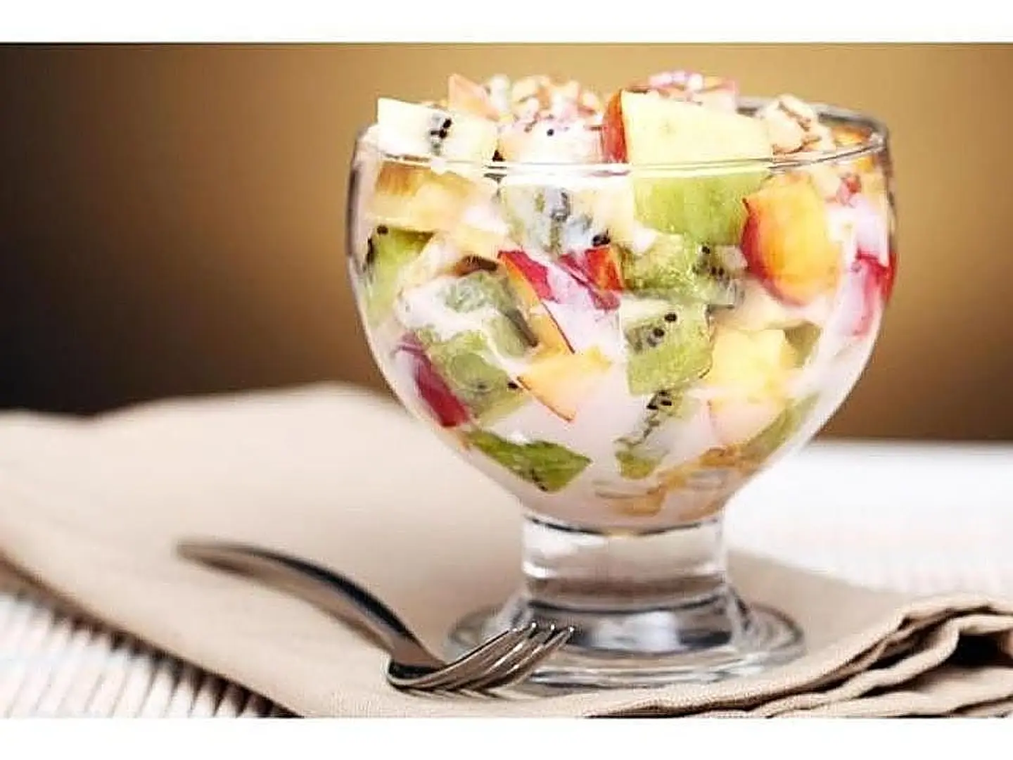 Fruit Salad With Cream