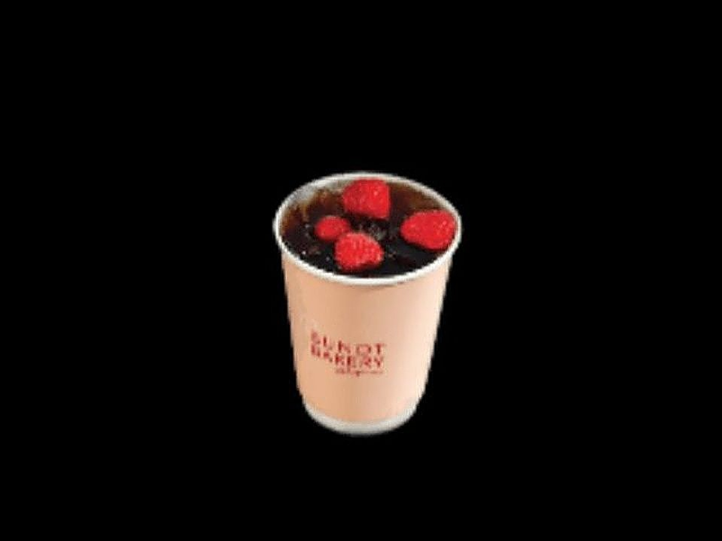 Coffee Day Cold With Raspberries