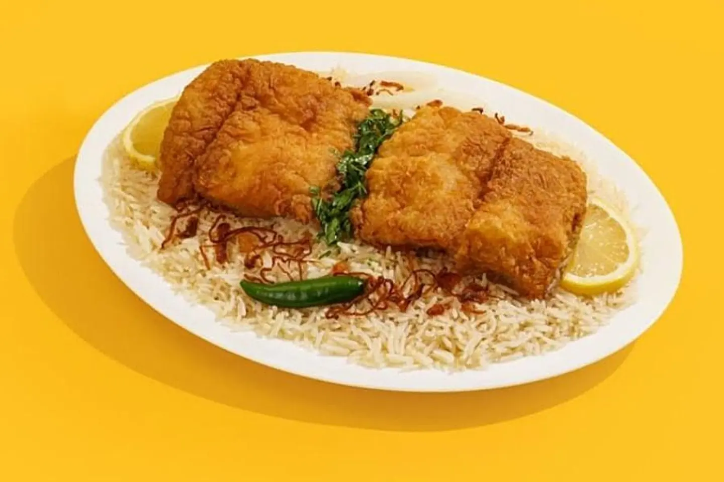 فيليه سمك مقلي