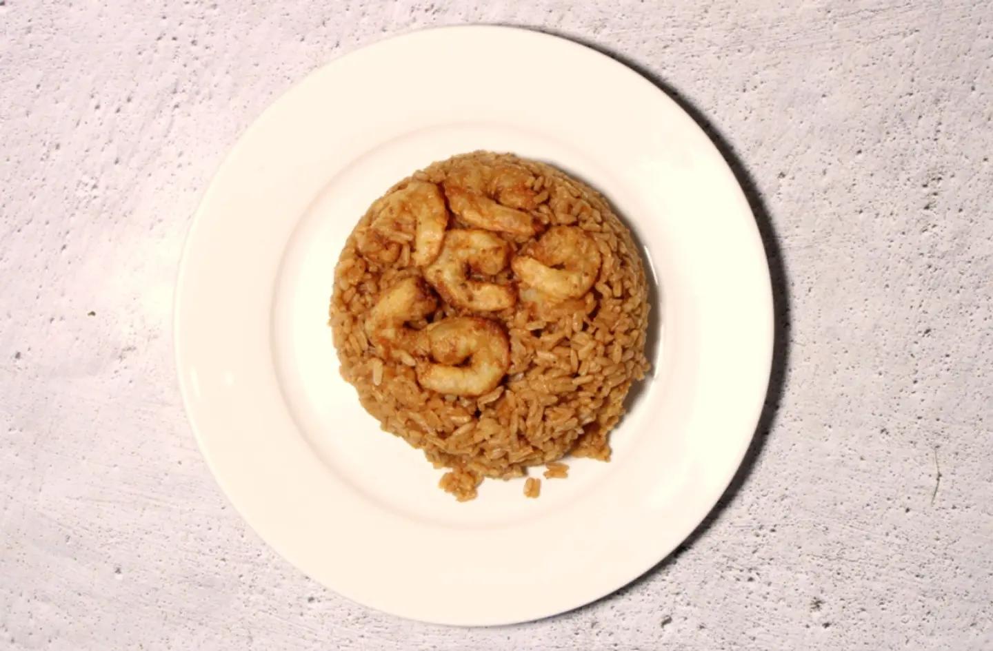أرز جمبري مقلي