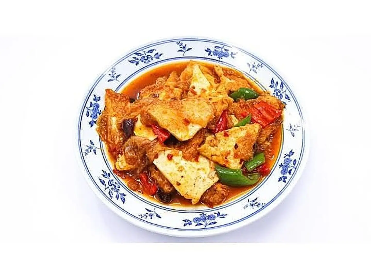 توفو مقلي بصوص لذيذ