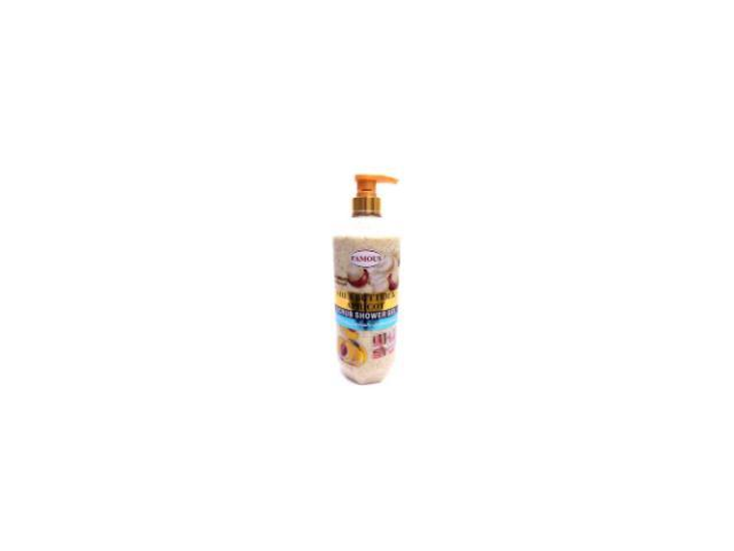 Famous Apricot & Shea Butter Shower Gel Scrub 1000ml