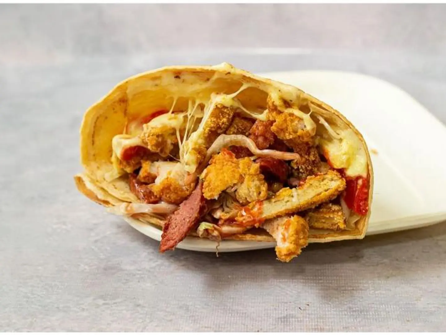 كريب زنجر دجاج