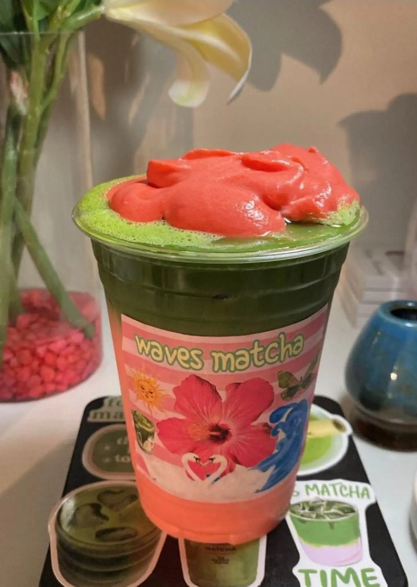 ماتشا فراولة