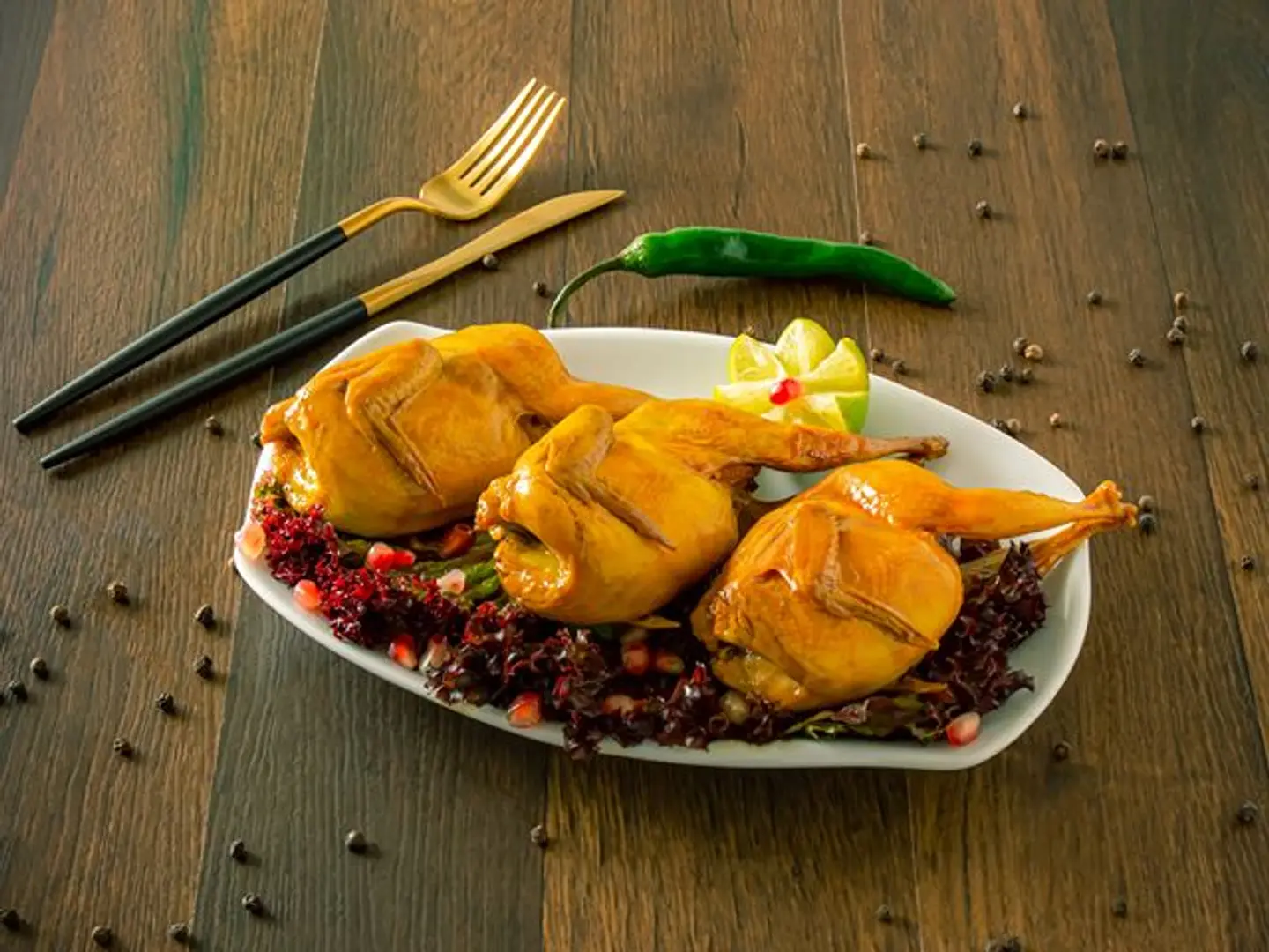 Stuffed Quail