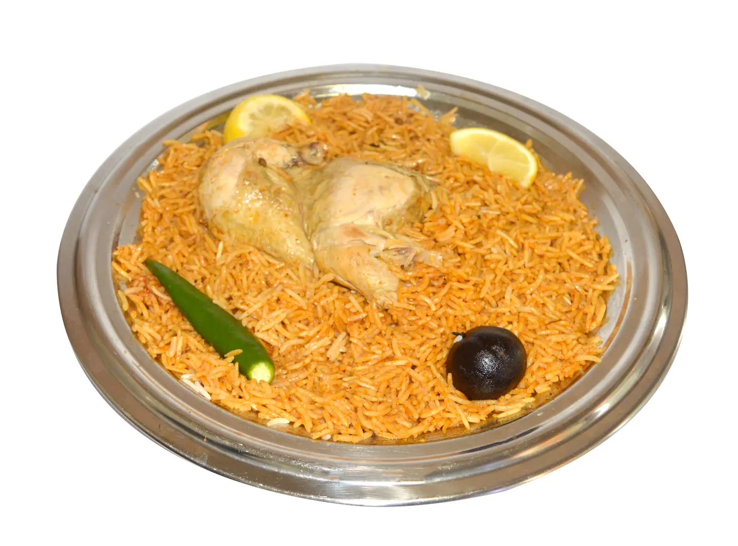 نصف حبه دجاج مضغوط