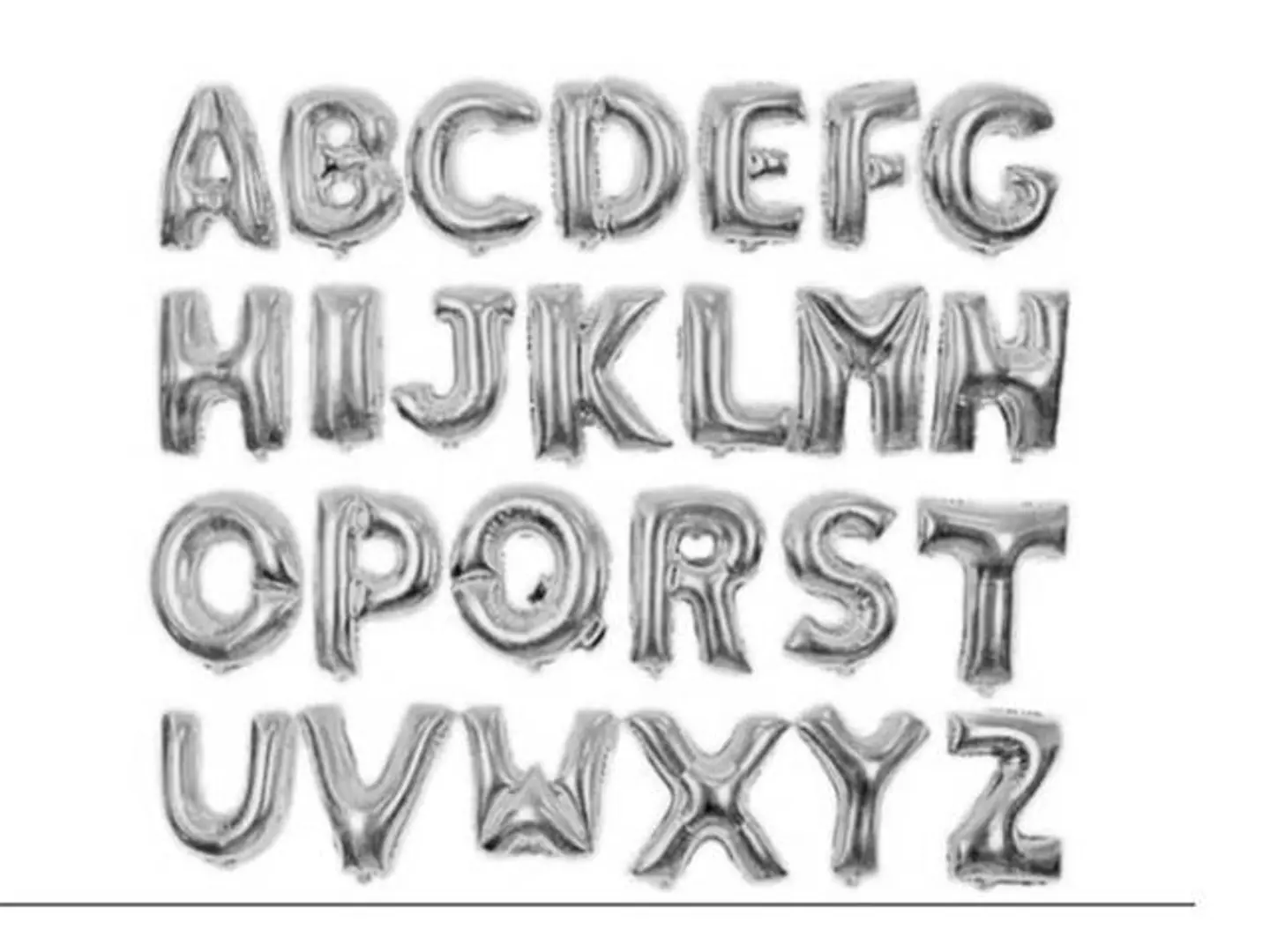 Letter Helium Ballon