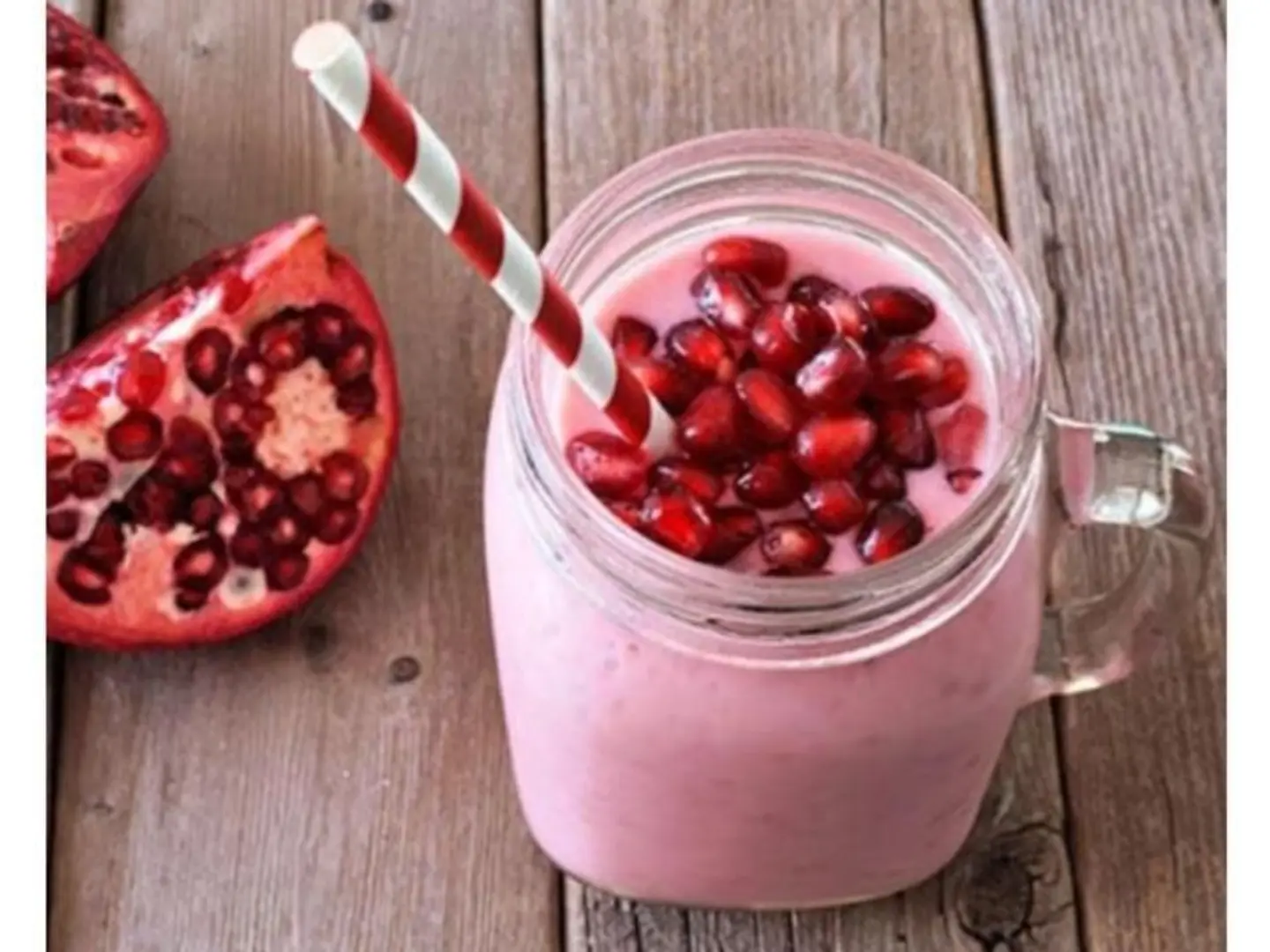 Pomegranate Milkshake