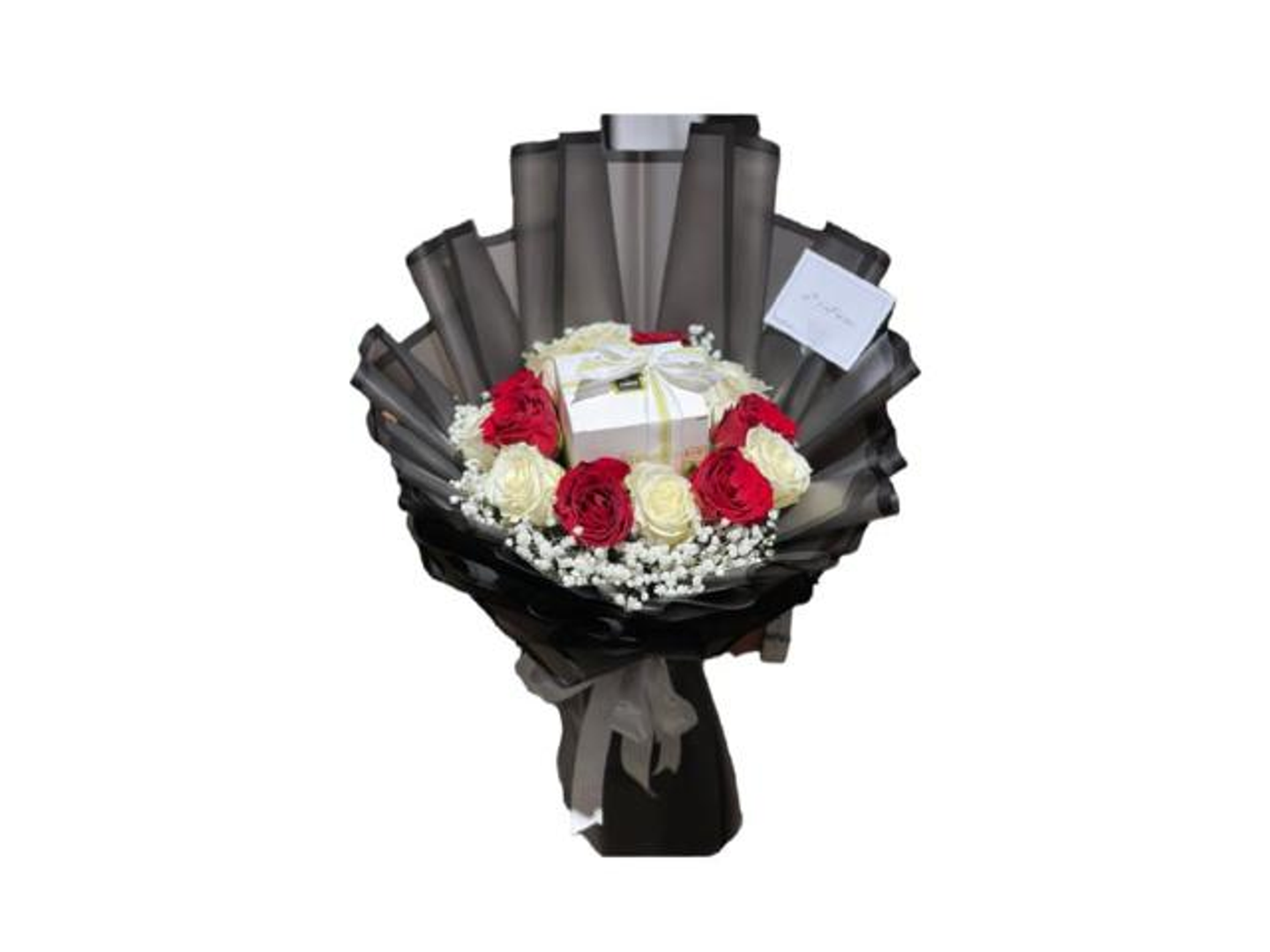 Patchi Chocolate With Assorted Roses