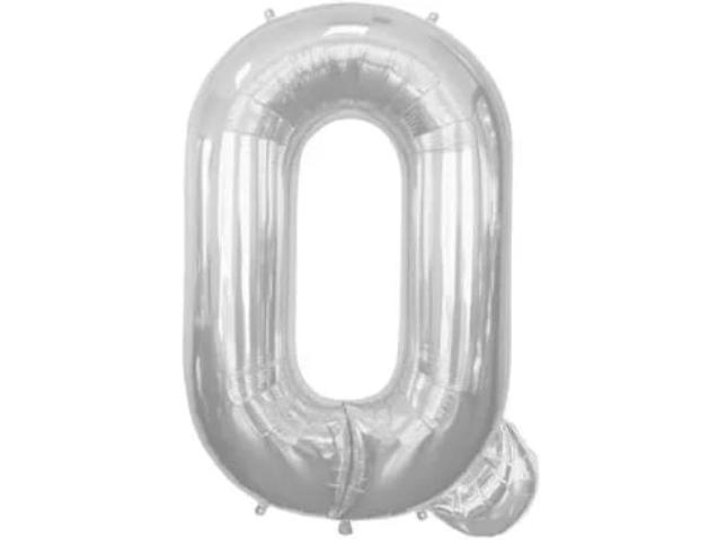 Balloon Letter Q Silver