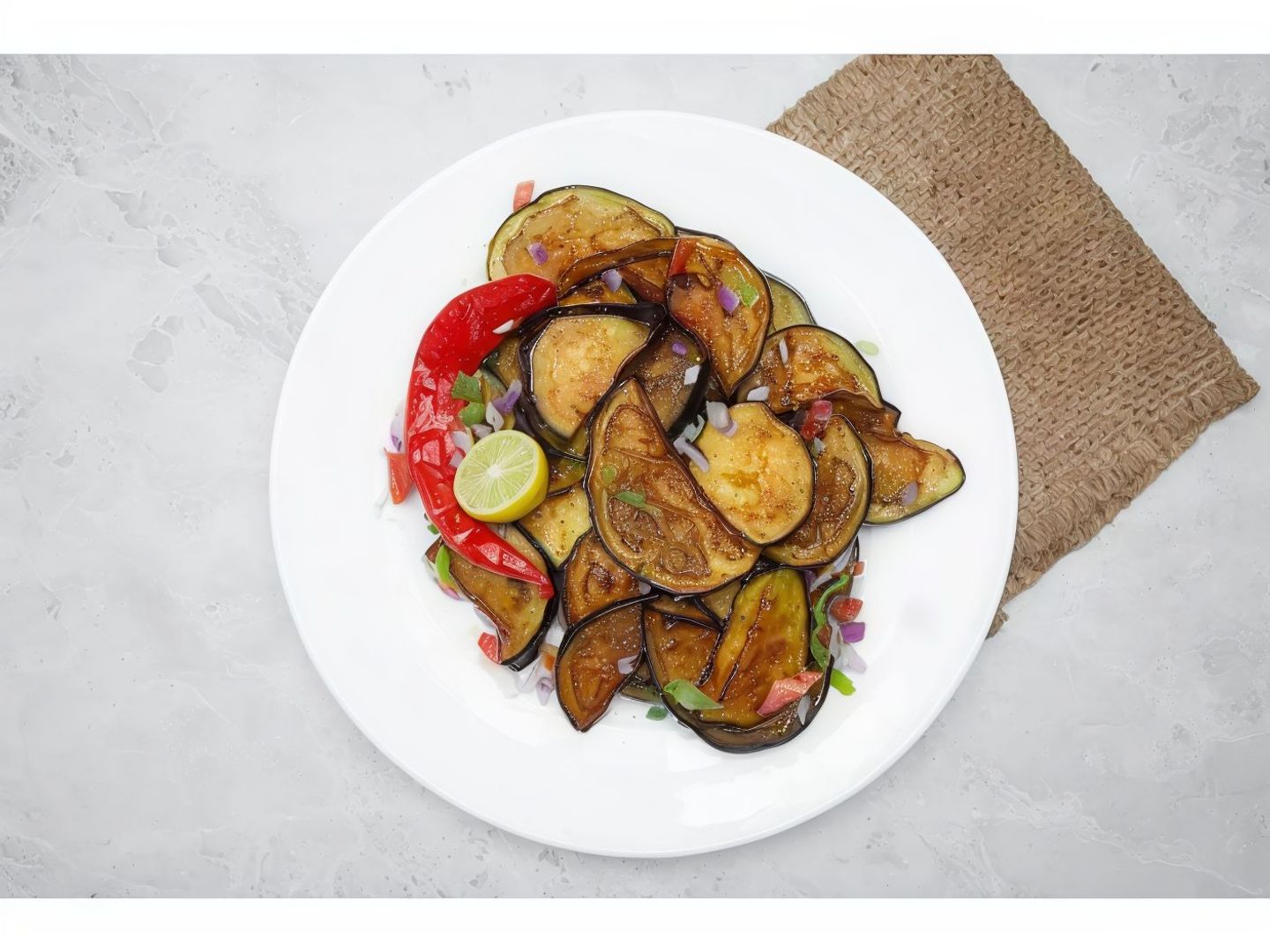 Fried Eggplant Dish