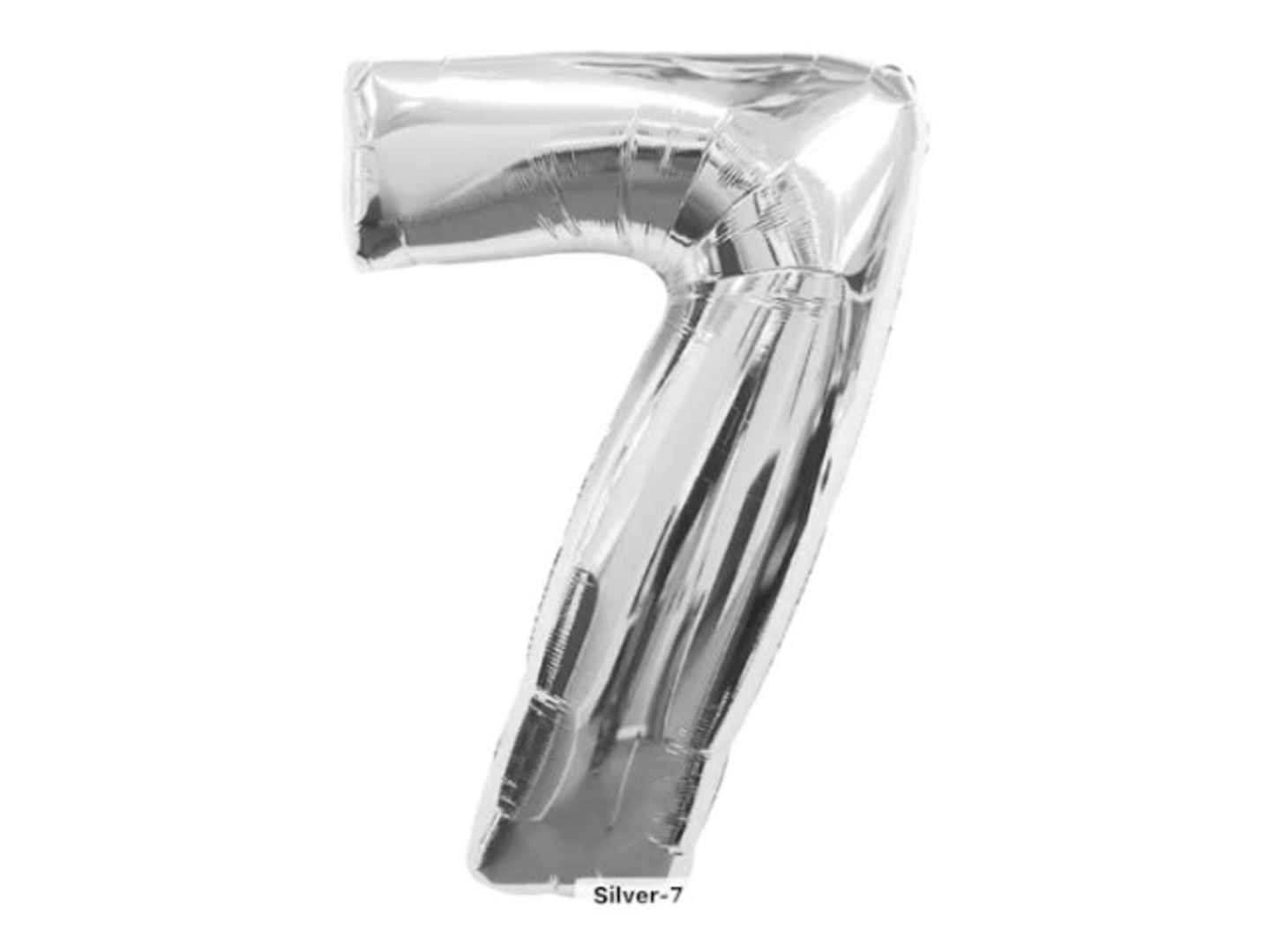 Silver Helium Balloon No. 7
