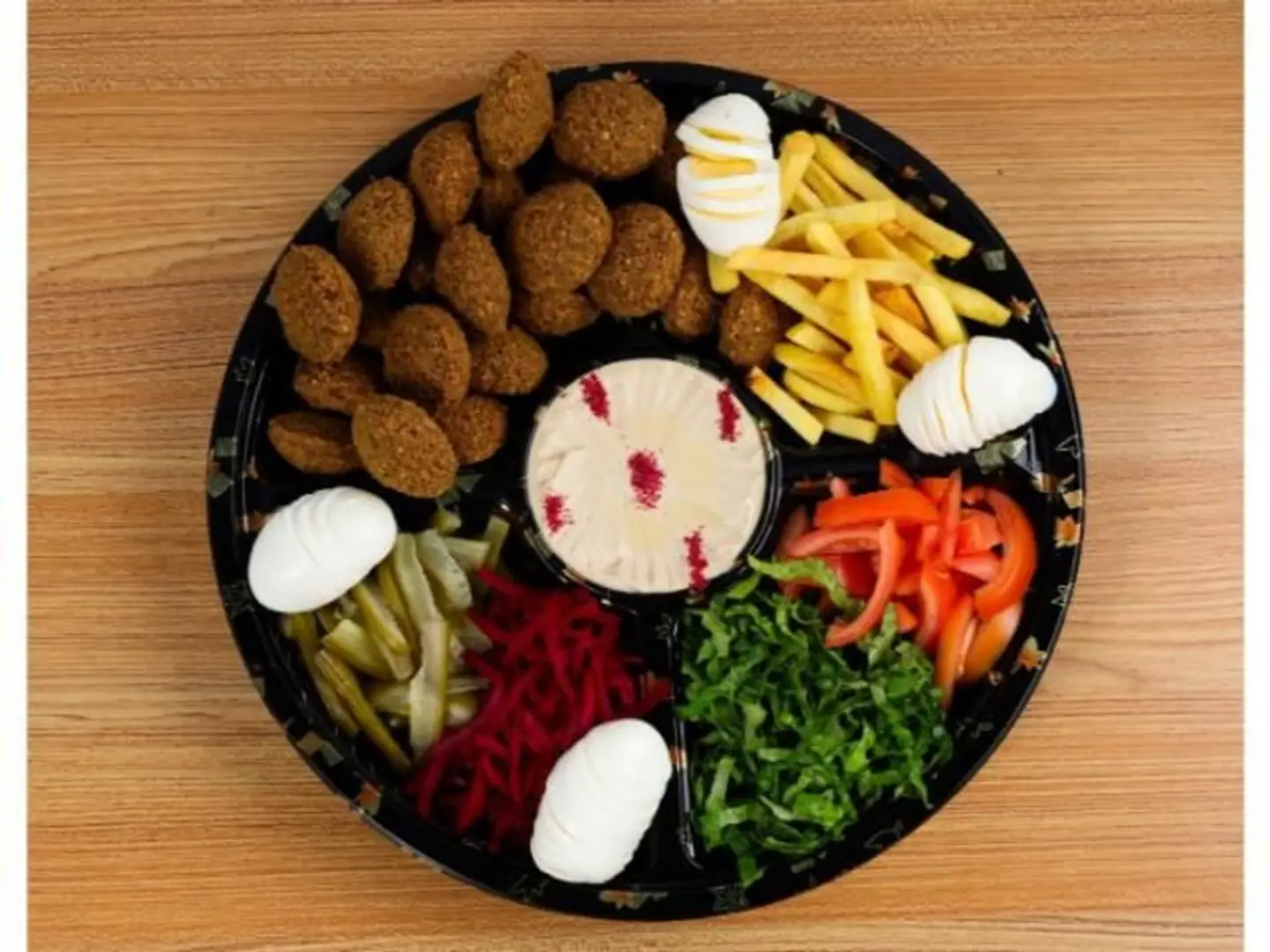صحن مشكل فلافل صغير