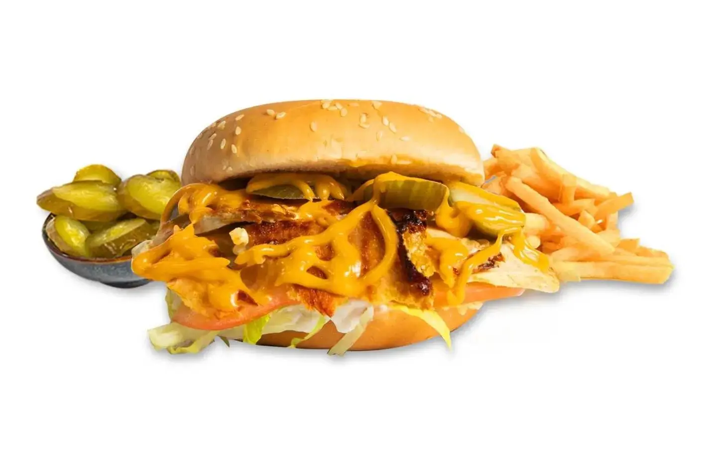 وجبة برجر شاورما