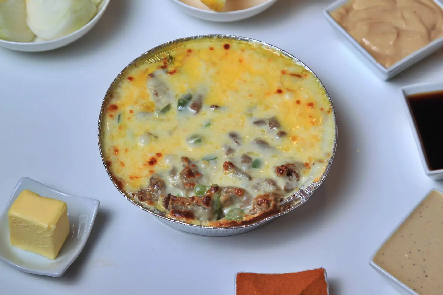 Meat Madfoon With Cheese And Butter