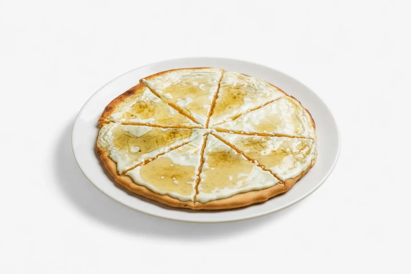 Round Labneh With Honey Pie