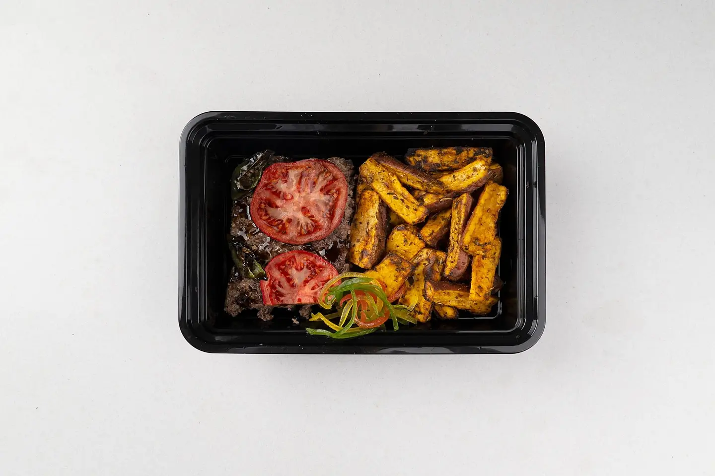 Kofta Belsahan With Sweet Herbs Potato
