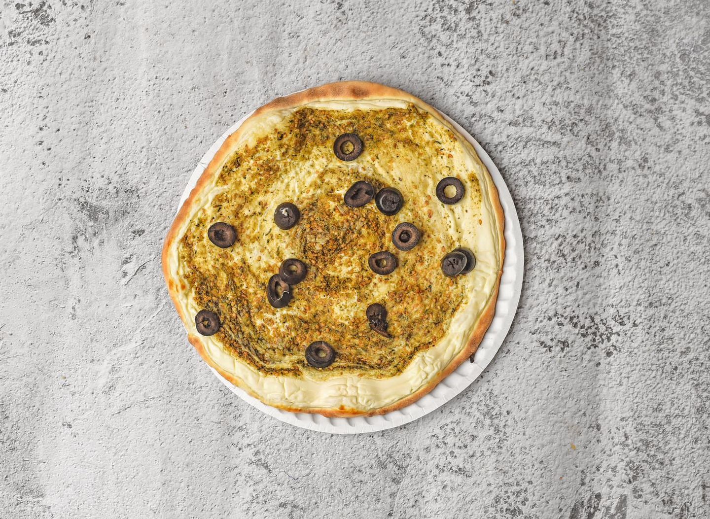 Labneh, Thyme, Olives