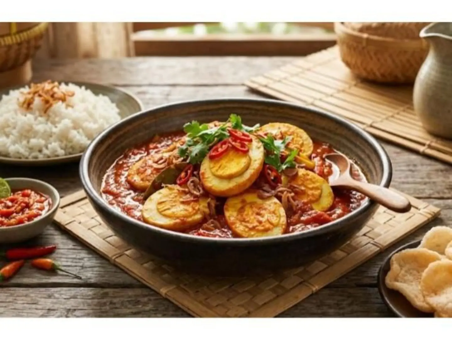 Egg In Sauce