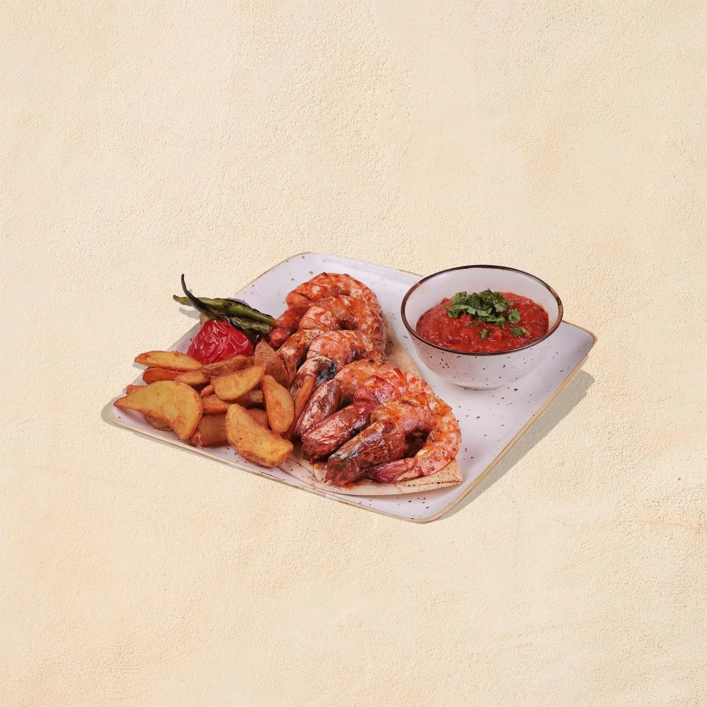 شرمب مشوي 6 حبات