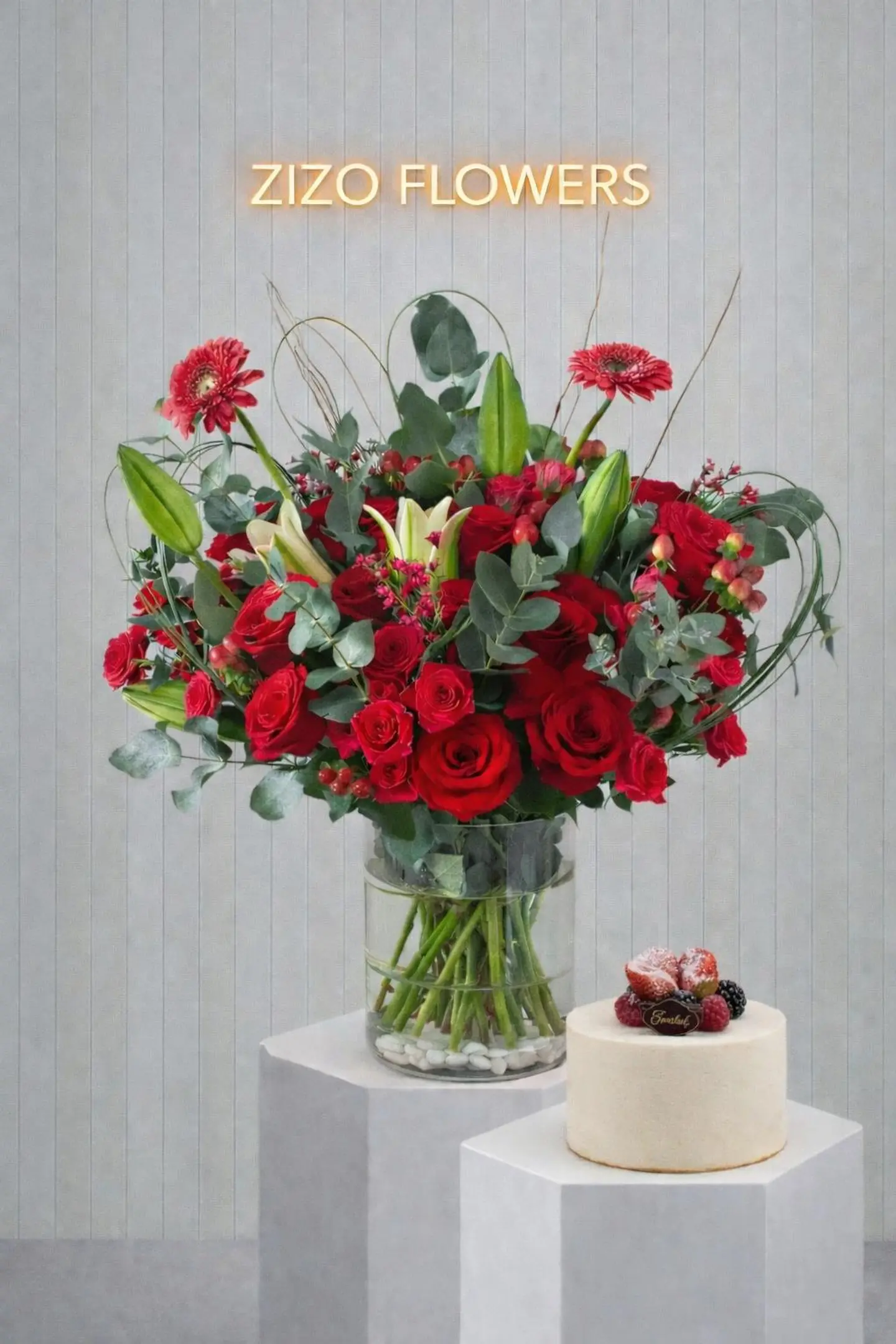 Rose With Kandera Cake 5