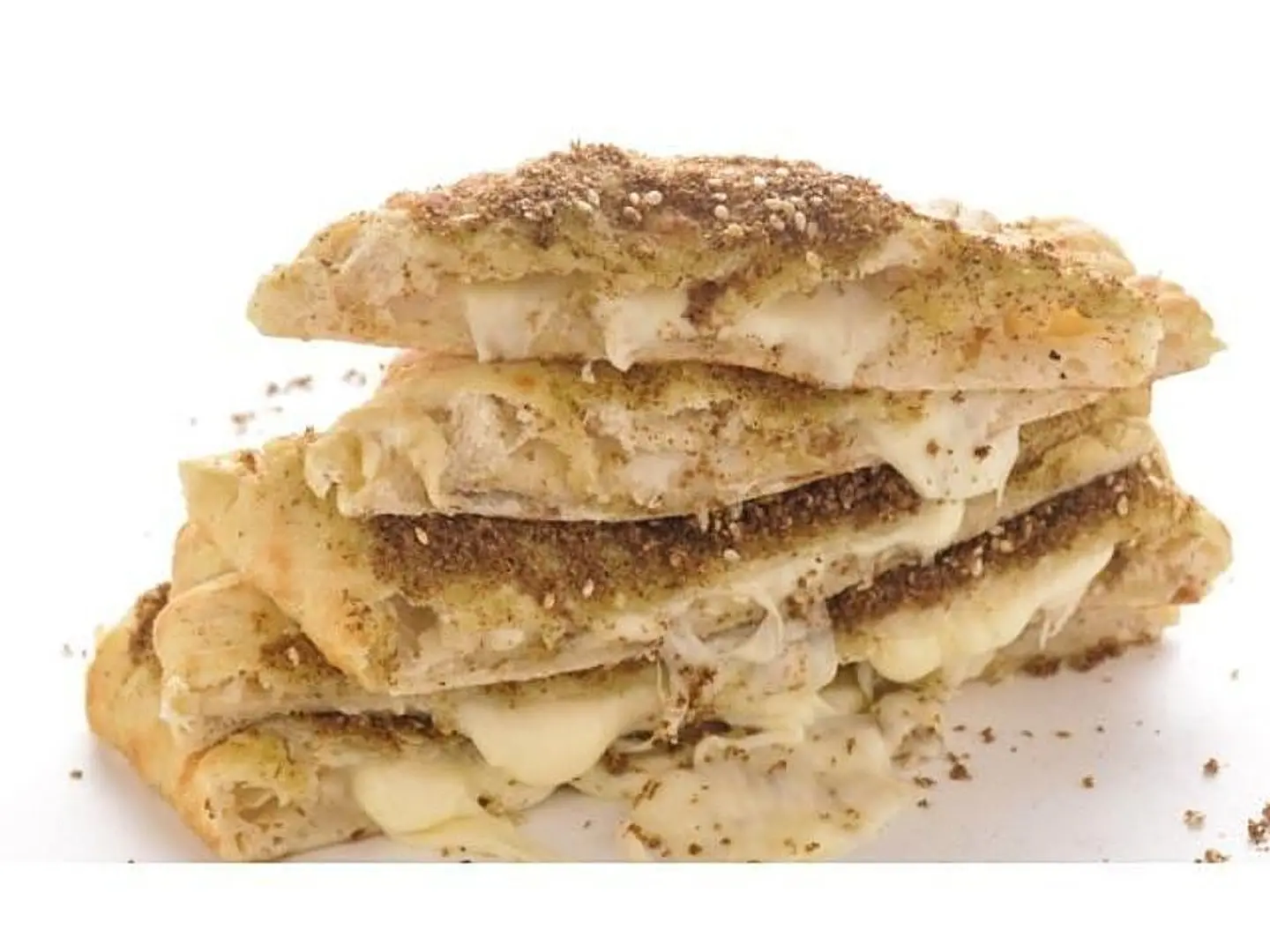 Zaatar Special Zaatar Manousheh Stuffed With Akkawi Cheese