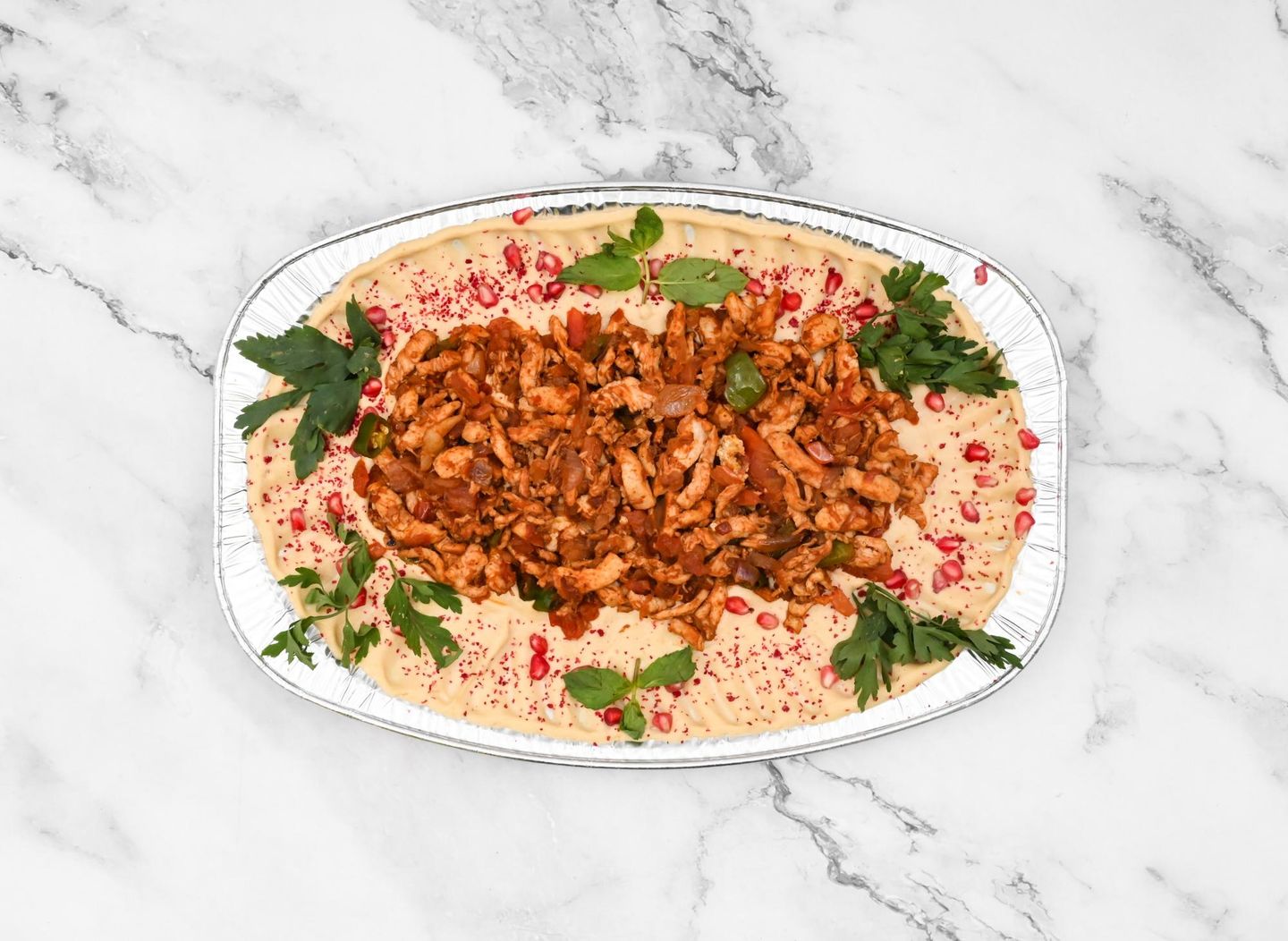 Chicken Hummus Plate
