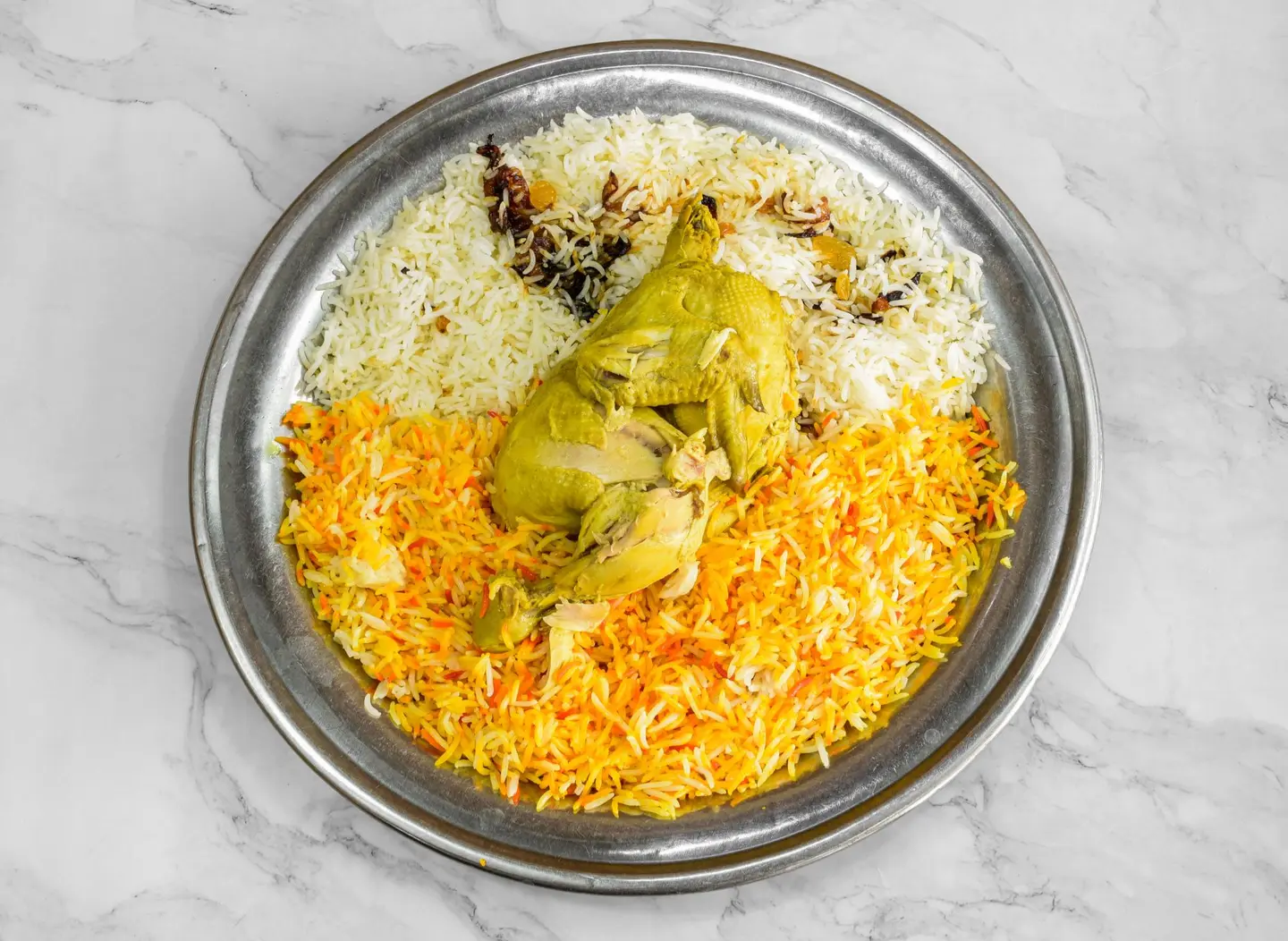 ربع مسلوق مع الرز