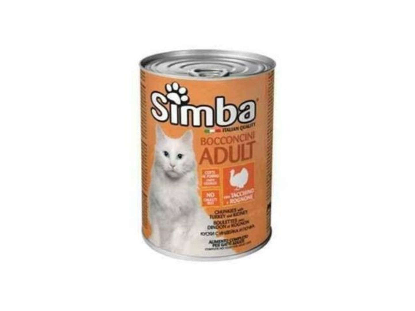 Simba Cat Wet Cat Food With Turkey & Kidney Pieces In Gravy 415g