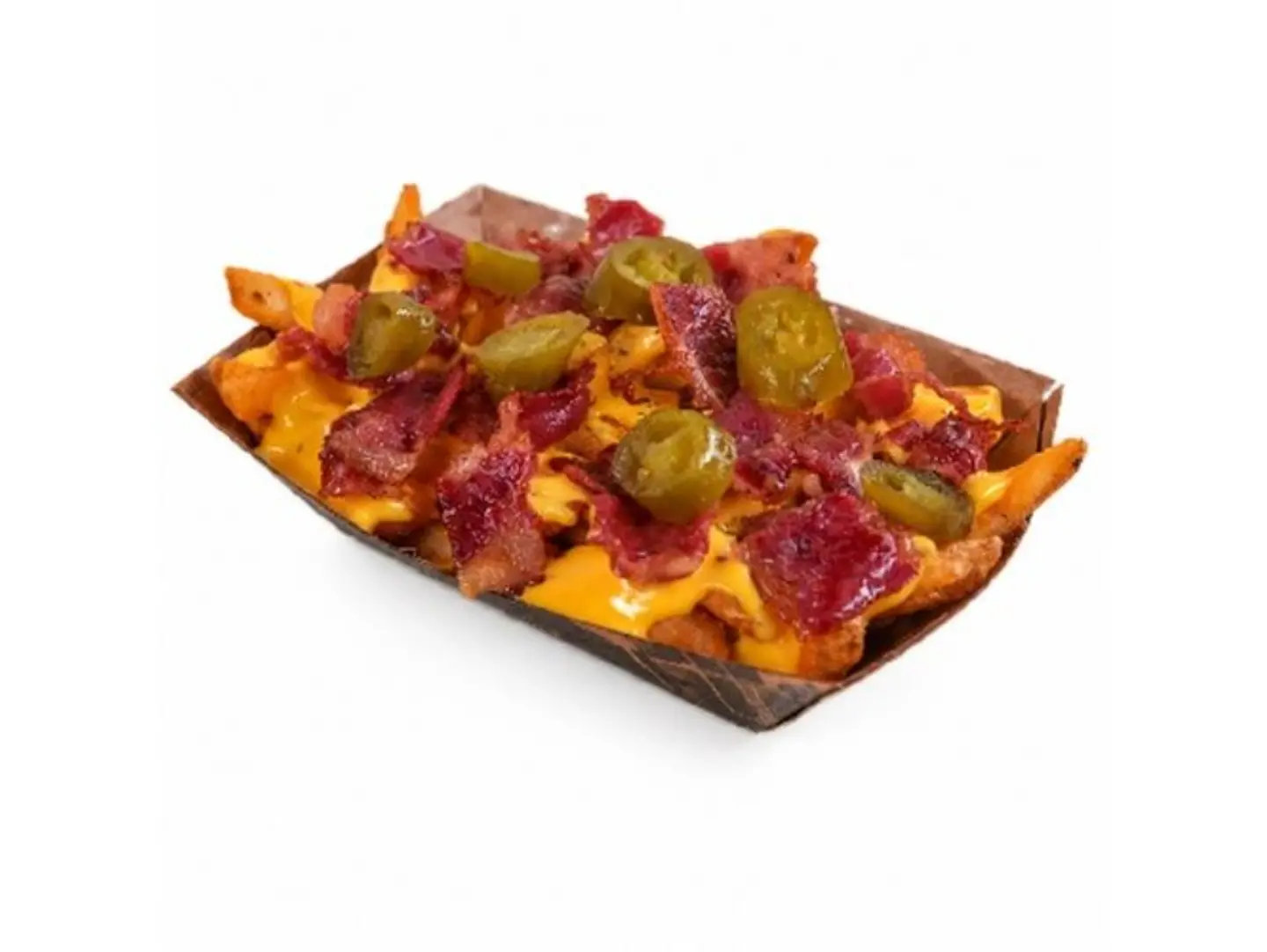 بطاطس بالجبنة والبيكون والهلابينو