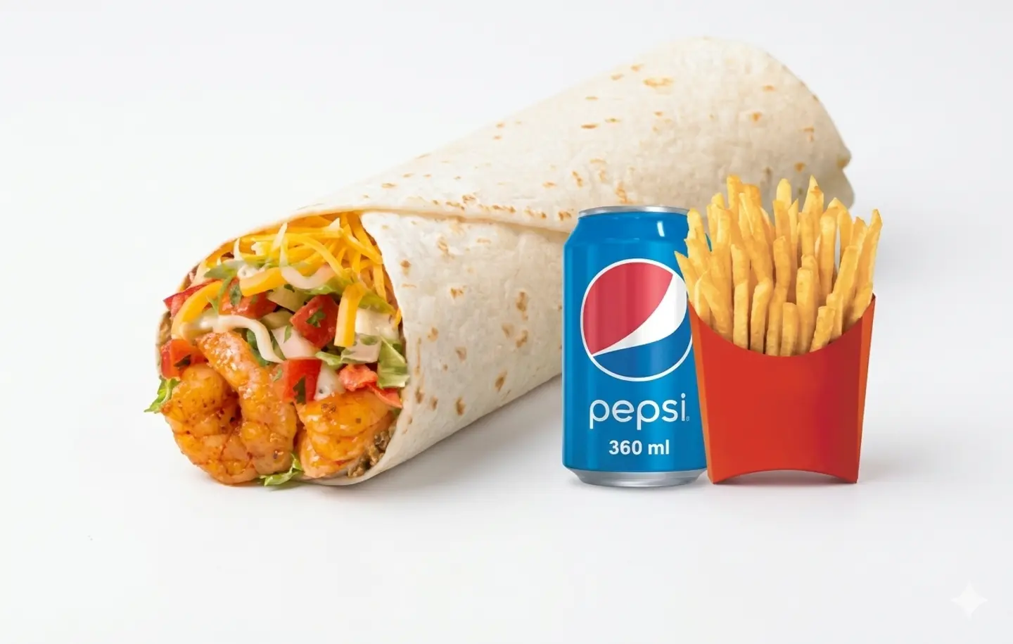 وجبة تورتيلا روبيان