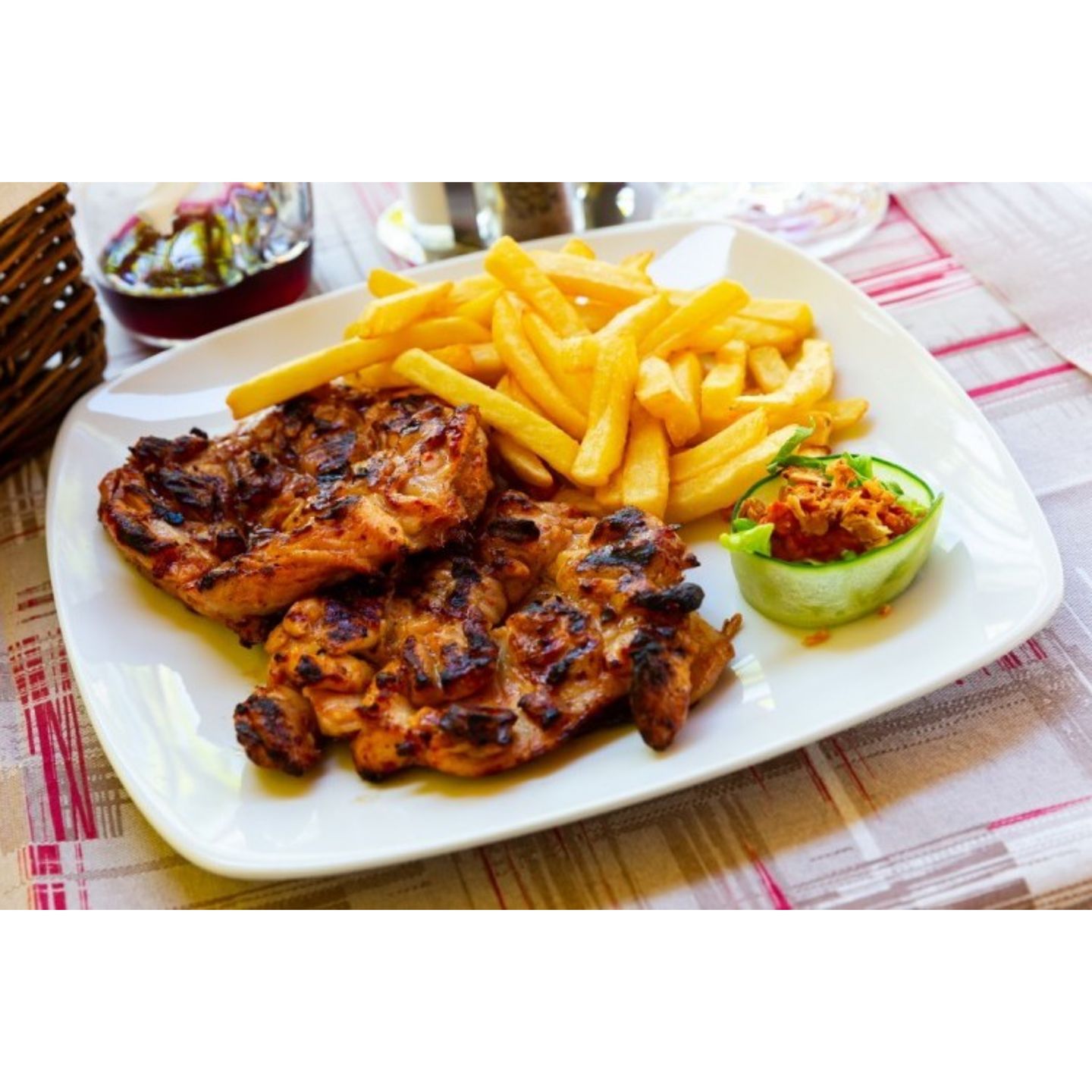 Grilled Chicken With Potato