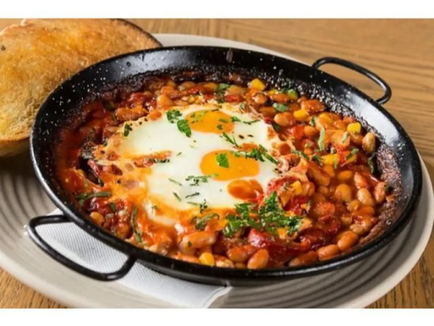 Green Beans And Eggs Plate