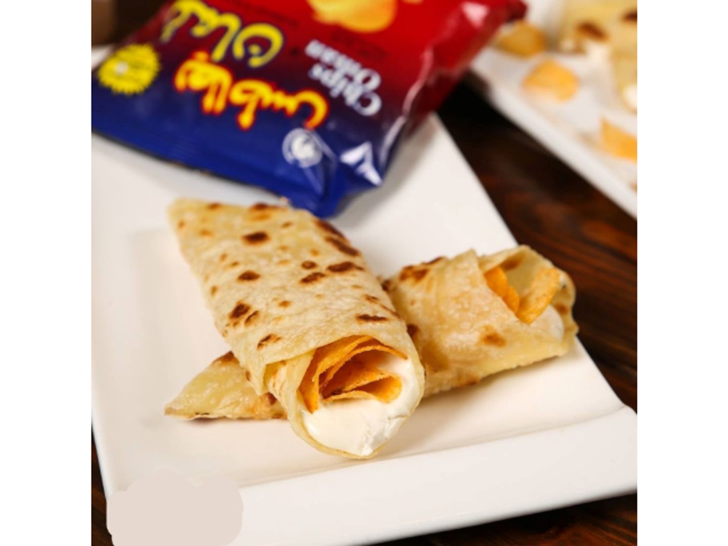 Oman Potatoes Chapati Cheese