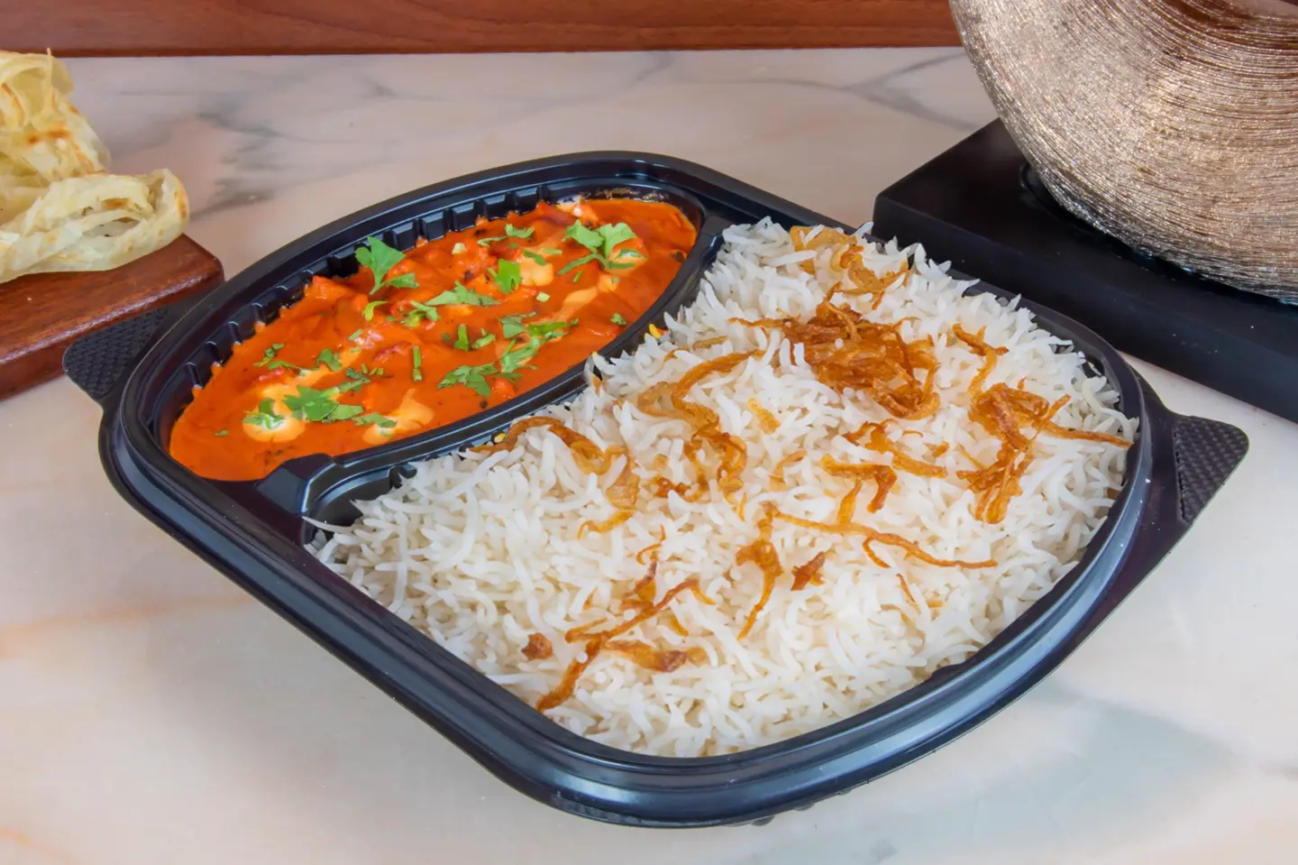Butter Chicken Masala With White Rice