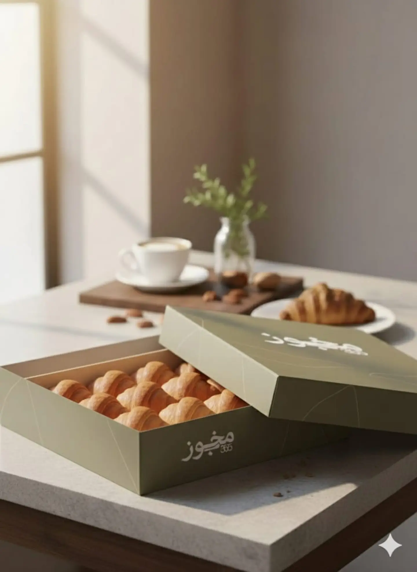 كرواسون مني سادة - 12 قطعة