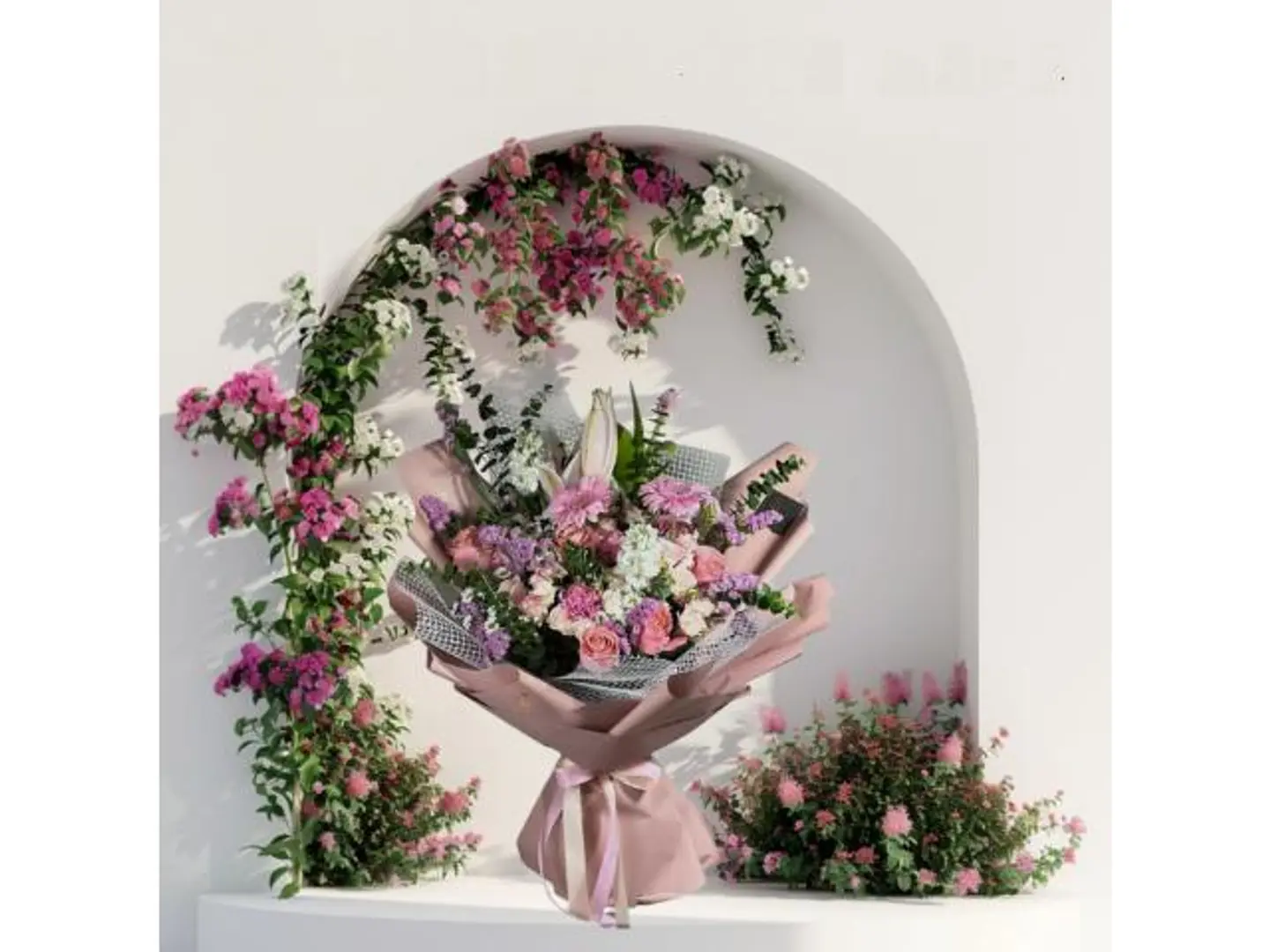 باقه غيم الورد