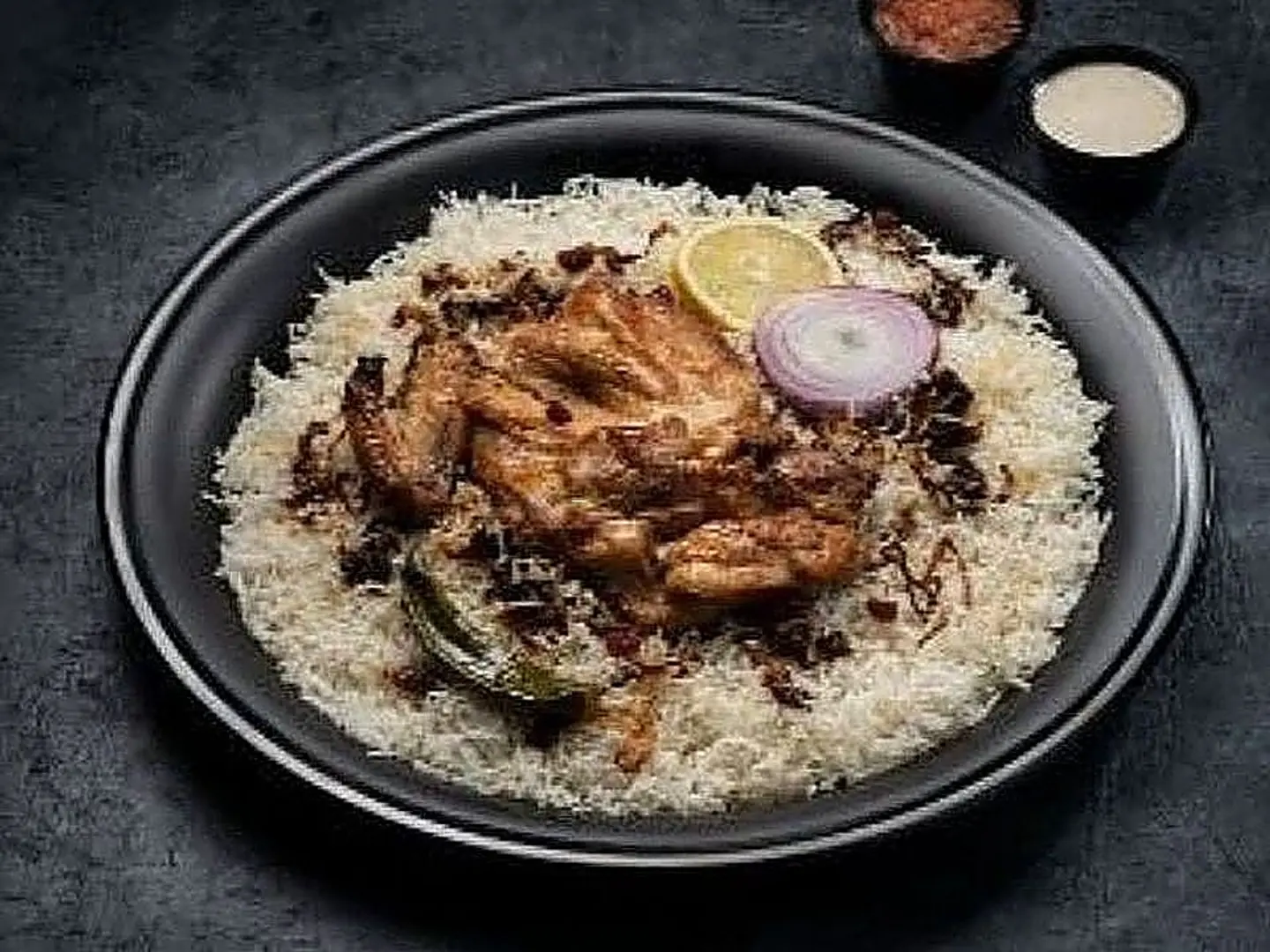 حبة دجاج مظبي مع ارز بيشاور