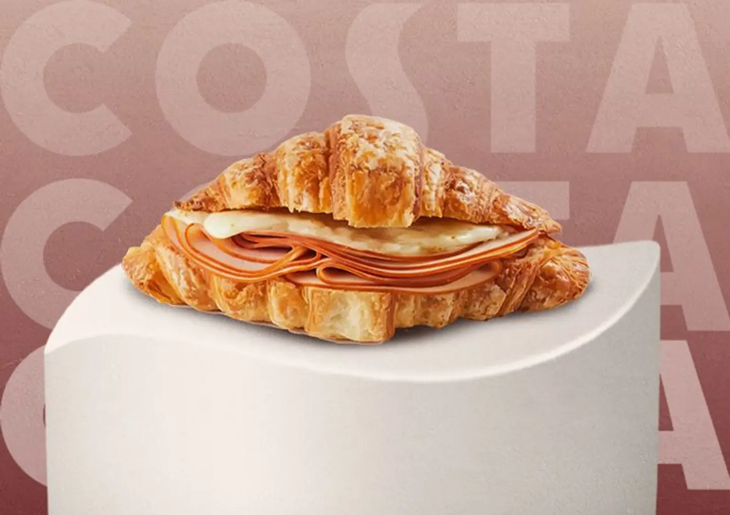 كرواسان الجبن والديك الرومي