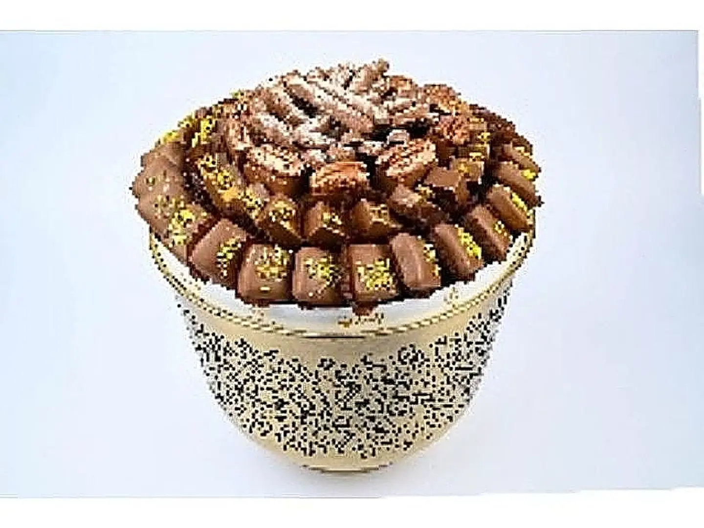 Welcome Vase Open Belgian Chocolate